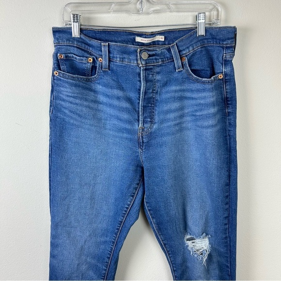 Levi Wedgie Straight High-rise jeans button fly size: 32 - Picture 2 of 10
